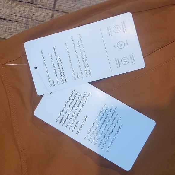 ATHLETA Burnt Orange Trekkie North Nylon Short - Plus Size 24 - Picture 4 of 13